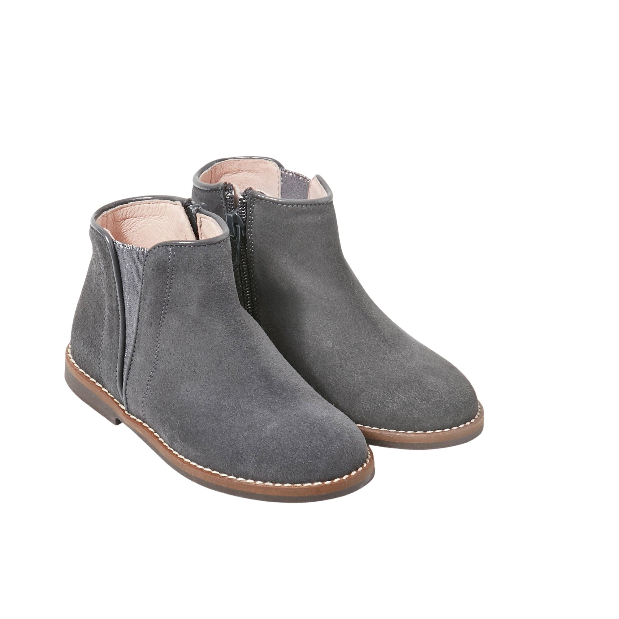 1 QTY / GRIS  CHAUSSURES CUIR PISTACHE