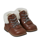 2 QTY / MARRON CLAIR CHAUSSURES CUIR PINGOUIN