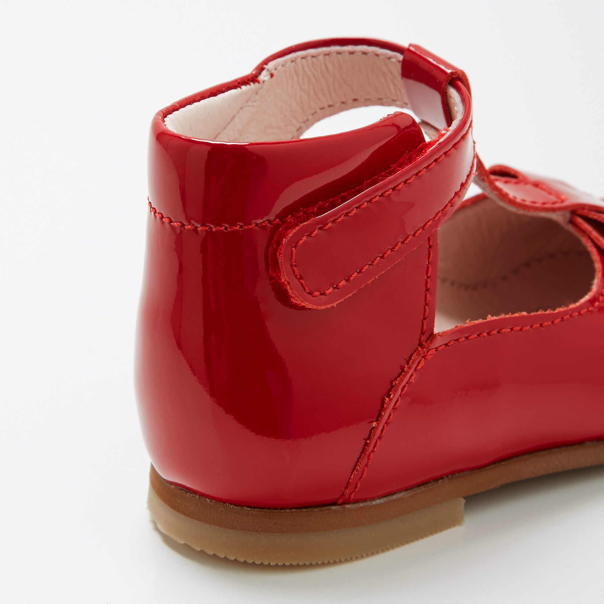 0 QTY / ROUGE BRIQUE CHAUSSURES CUIR PUCE