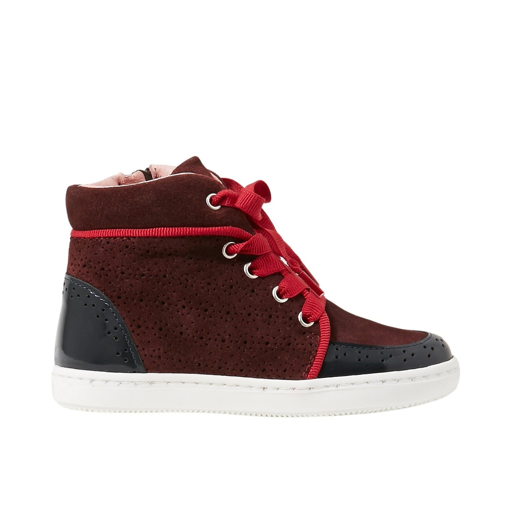 1 QTY / BORDEAUX CHAUSSURES CUIR PONCHO