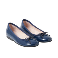 0 QTY / BLEU ARDOISE CHAUSSURES CUIR DITTLE VERNIS