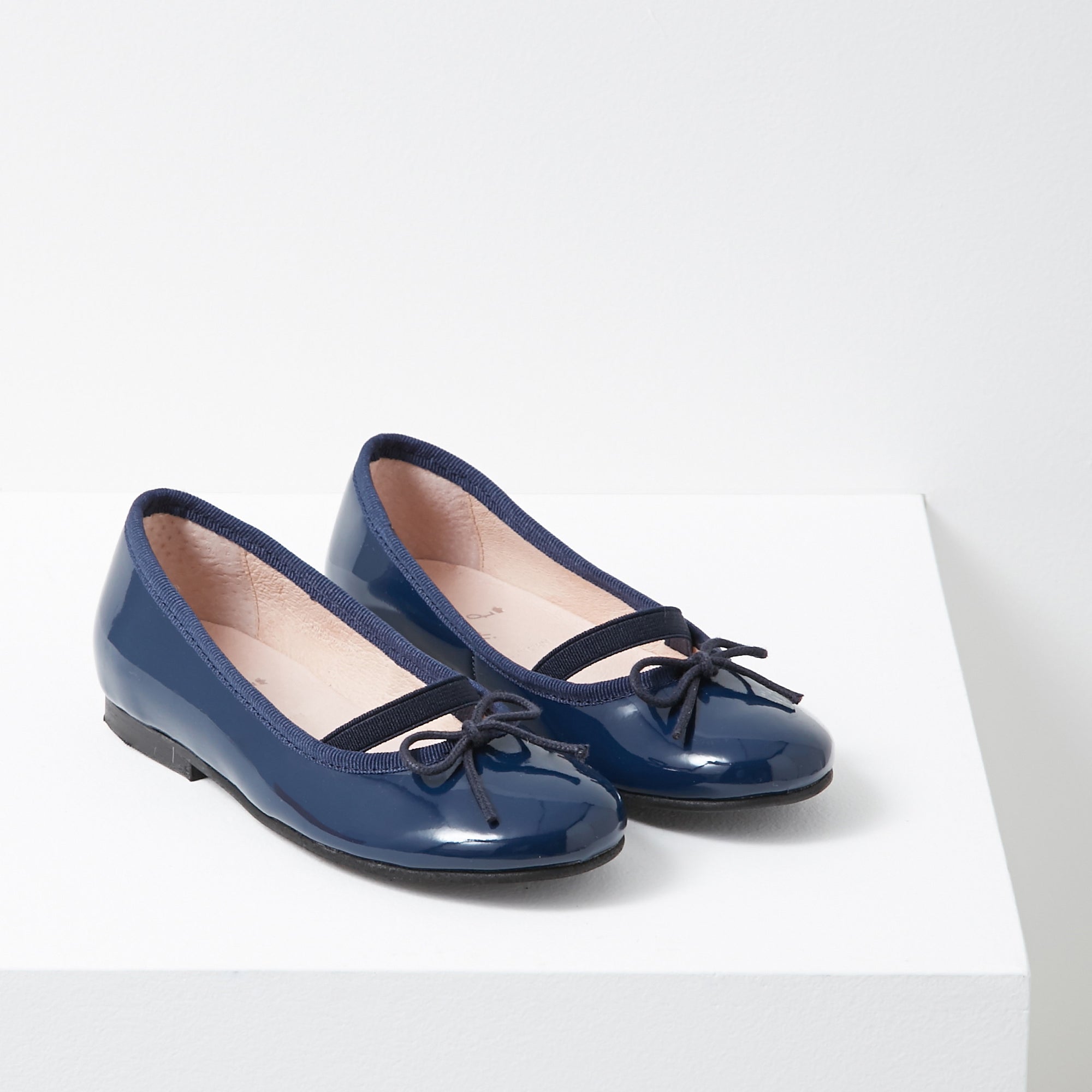 0 QTY / BLEU ARDOISE CHAUSSURES CUIR DITTLE VERNIS