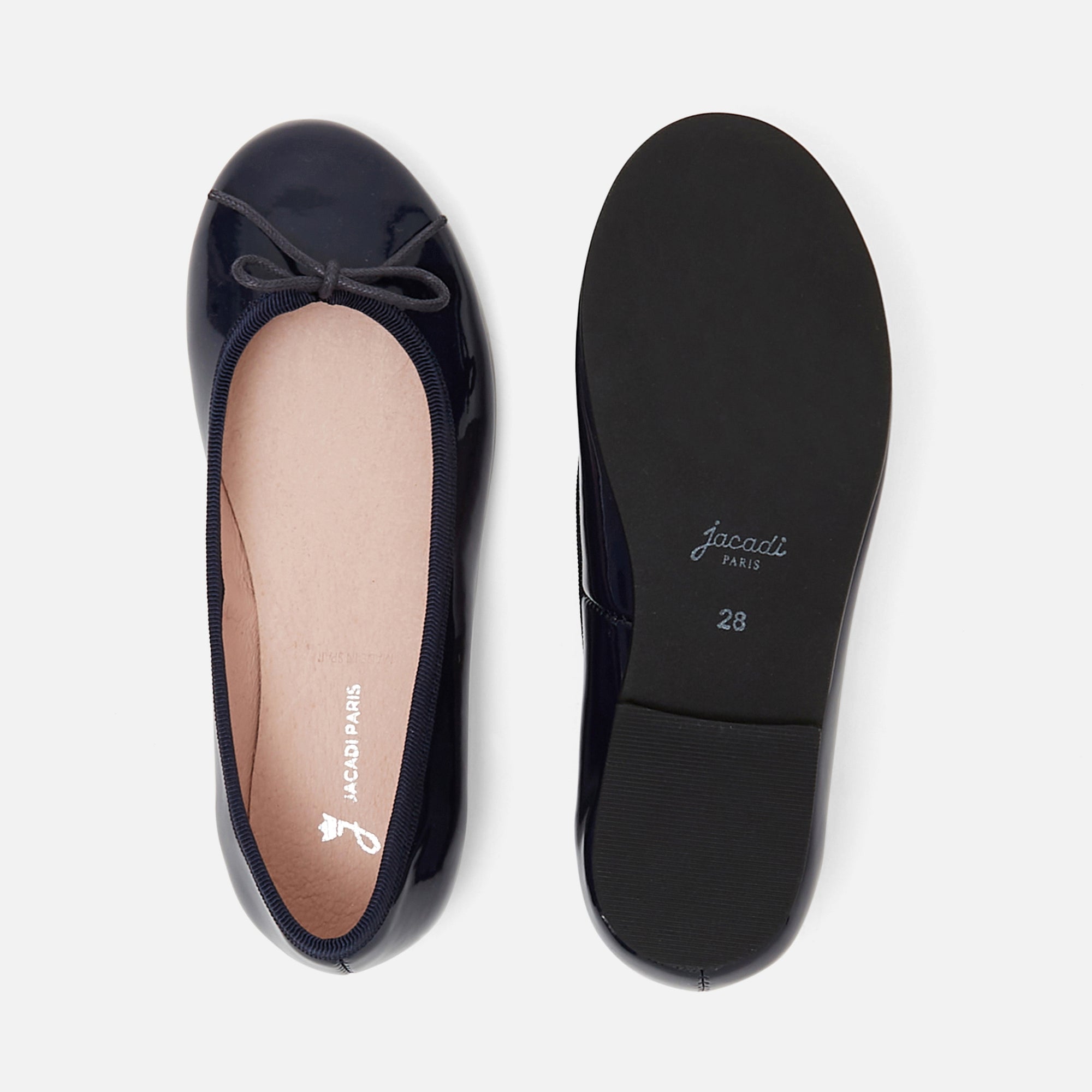 0 QTY / MARINE JACADI CHAUSSURES CUIR DITTLE VERNIS