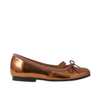 4 QTY / BRONZE CHAUSSURES CUIR DITTLE METAL