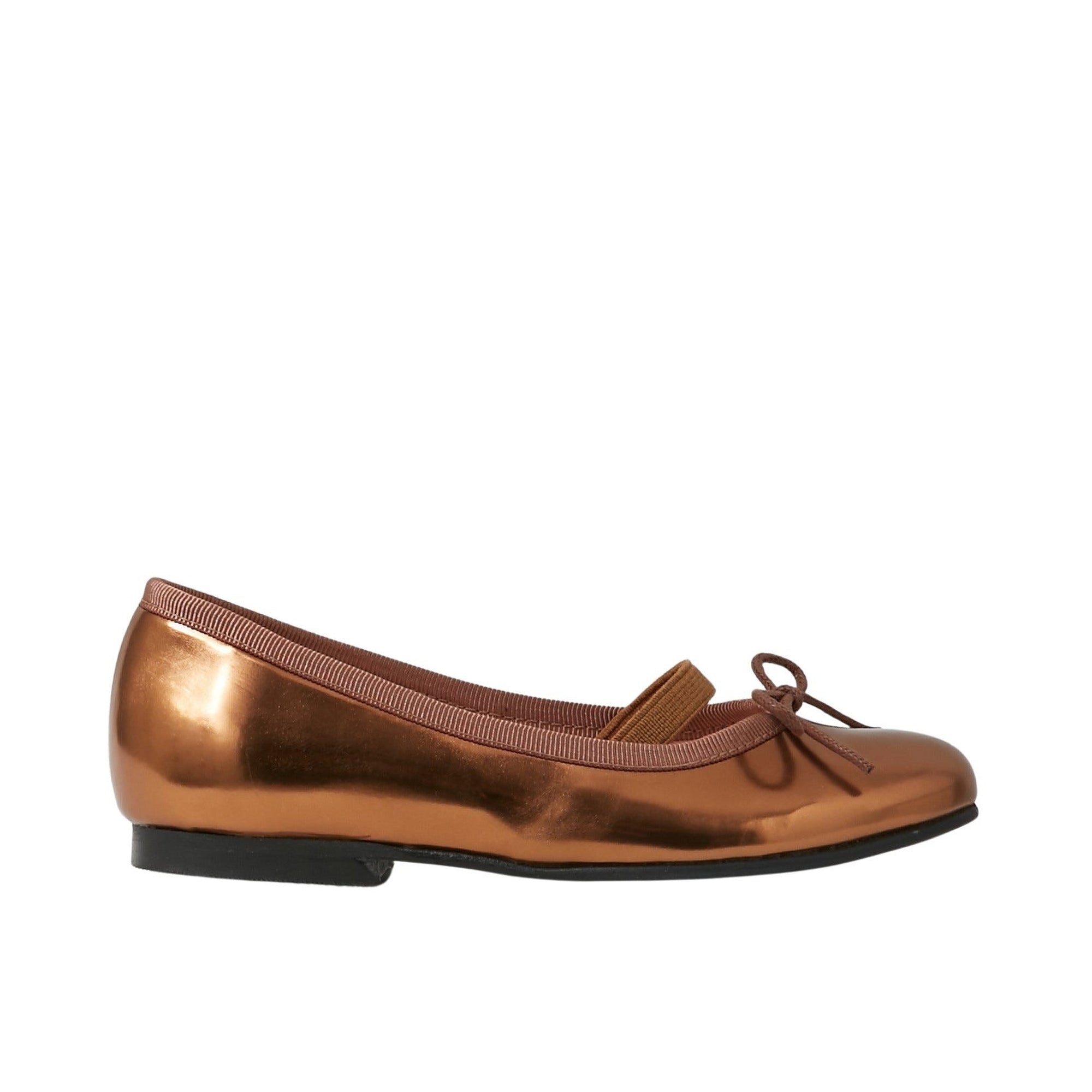 4 QTY / BRONZE CHAUSSURES CUIR DITTLE METAL
