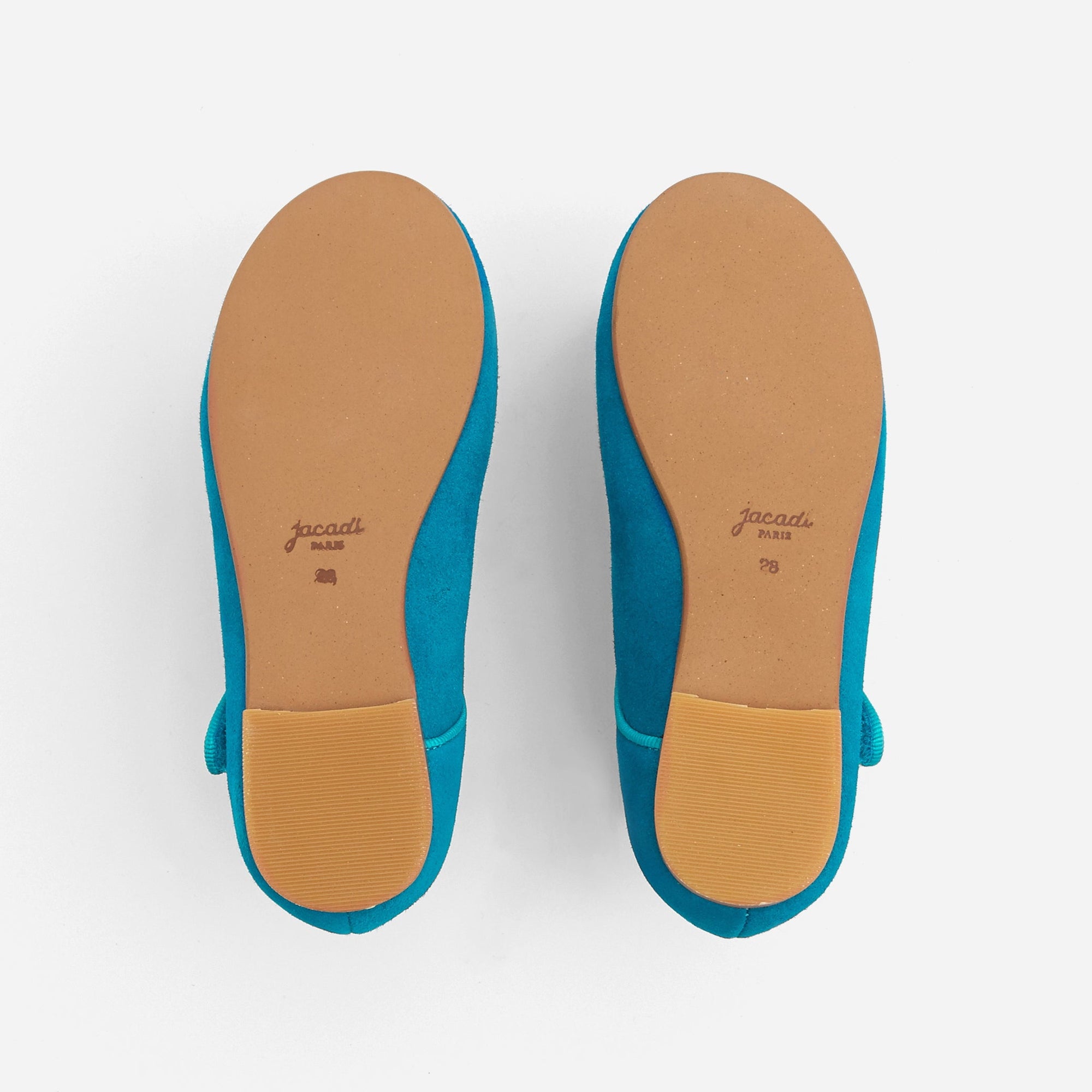 BLEU TURQUOISE DANELLE CUIR VELOURS