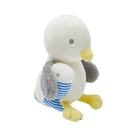 0 QTY / BLEU/BLANC PUERICULTURE JOUETS PELUCHE PM MOUETTE PETITE BRISE