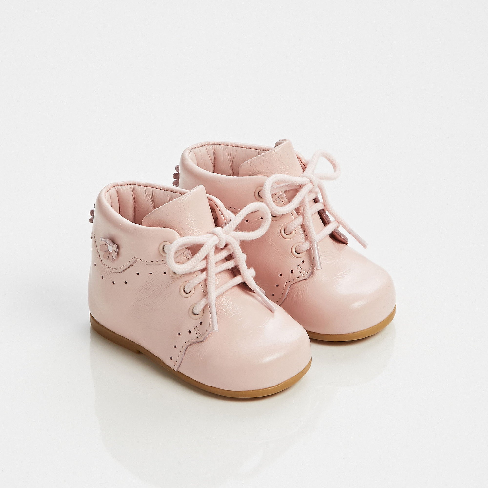 2 QTY / ROSE THE CHAUSSURES CUIR BERGAMOTE