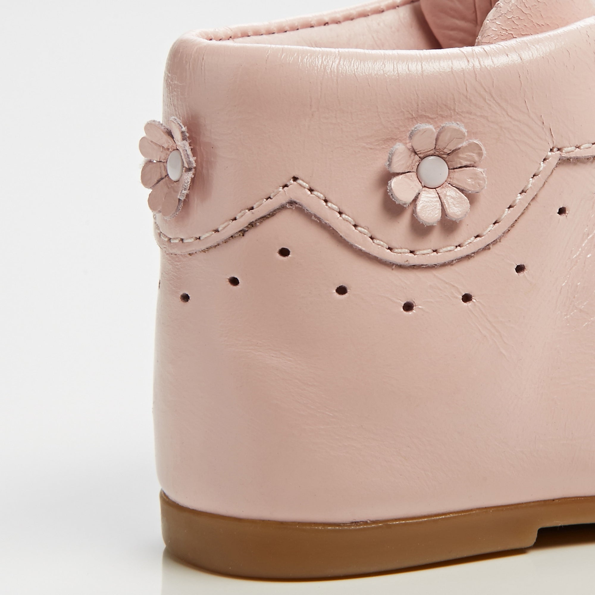 2 QTY / ROSE THE CHAUSSURES CUIR BERGAMOTE
