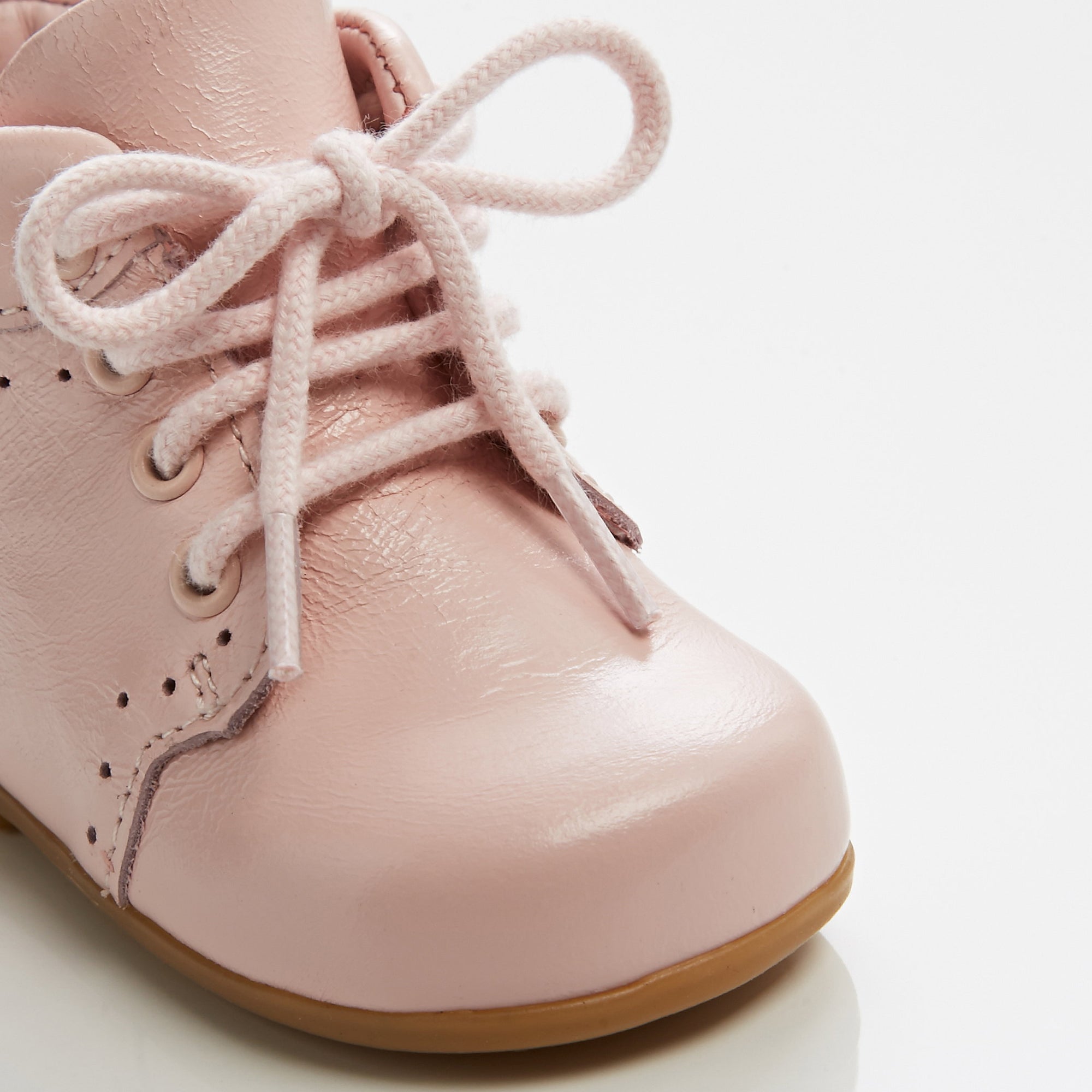 2 QTY / ROSE THE CHAUSSURES CUIR BERGAMOTE