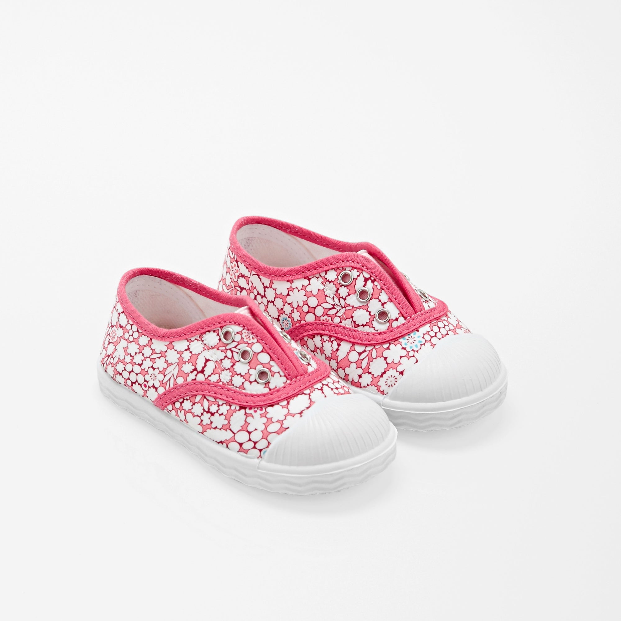 0 QTY / ROSE/MULTICO CHAUSSURES TOILE DAISY