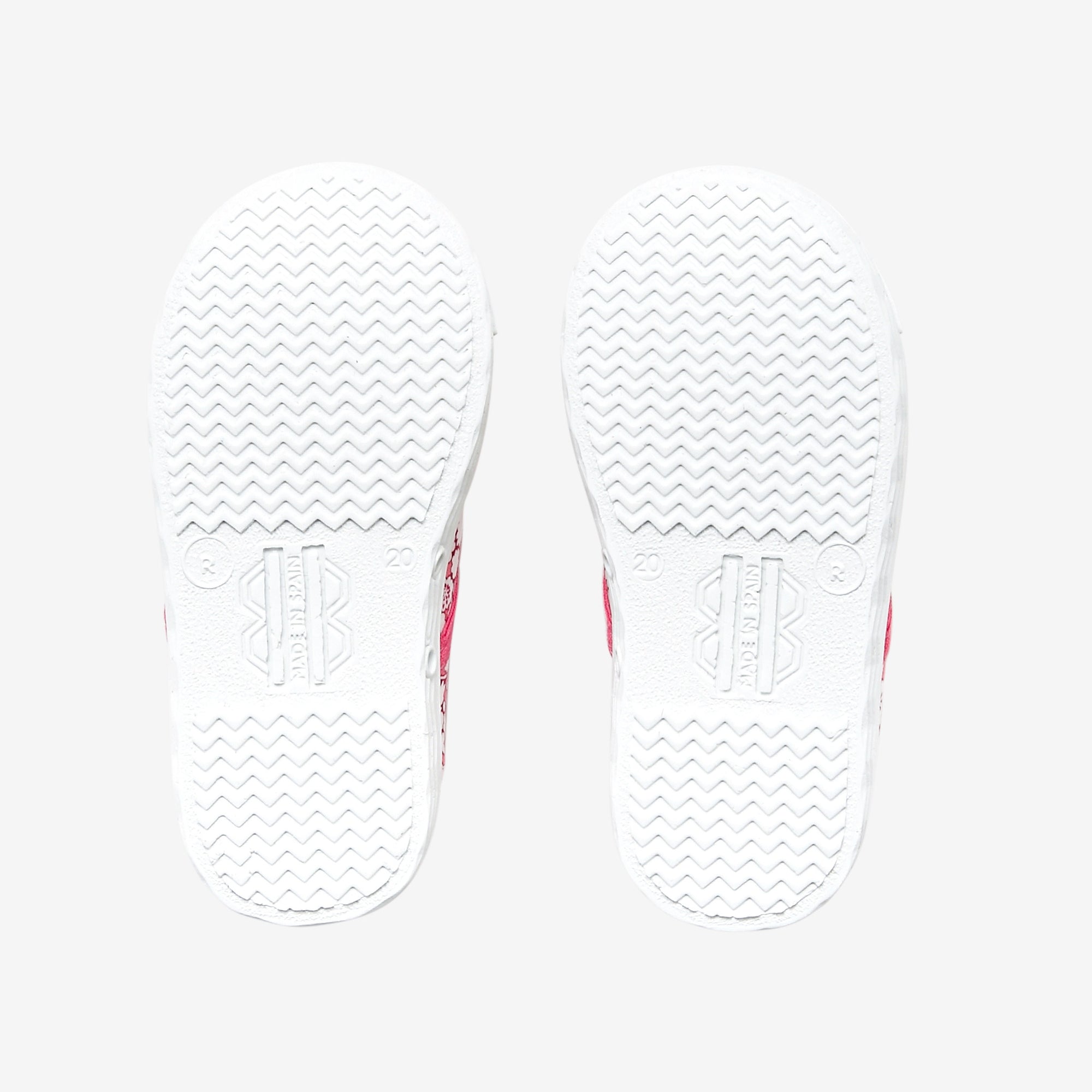 0 QTY / ROSE/MULTICO CHAUSSURES TOILE DAISY