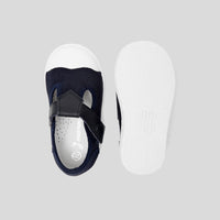 6 QTY / MARINE JACADI CHAUSSURES TOILE CHROME2