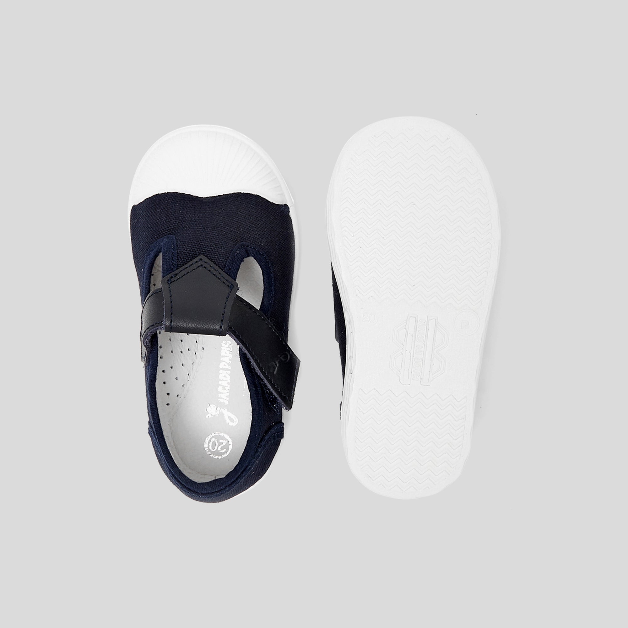 6 QTY / MARINE JACADI CHAUSSURES TOILE CHROME2