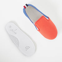 1 QTY / ROUGE VIF CHAUSSURES TOILE DEFI