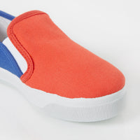 1 QTY / ROUGE VIF CHAUSSURES TOILE DEFI