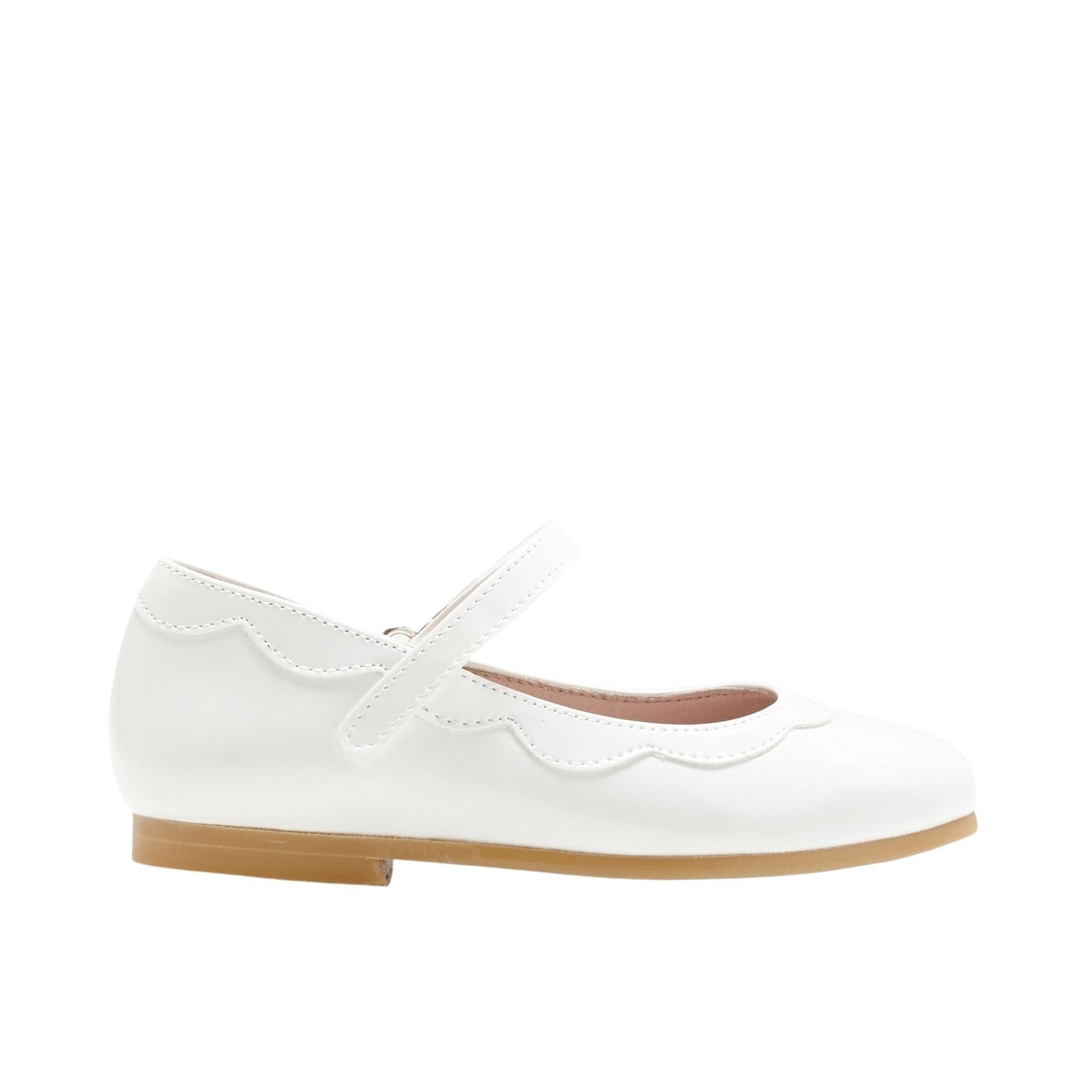 1 QTY / BLANC JACADI CHAUSSURES CUIR BONNIE