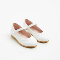 1 QTY / BLANC JACADI CHAUSSURES CUIR BONNIE