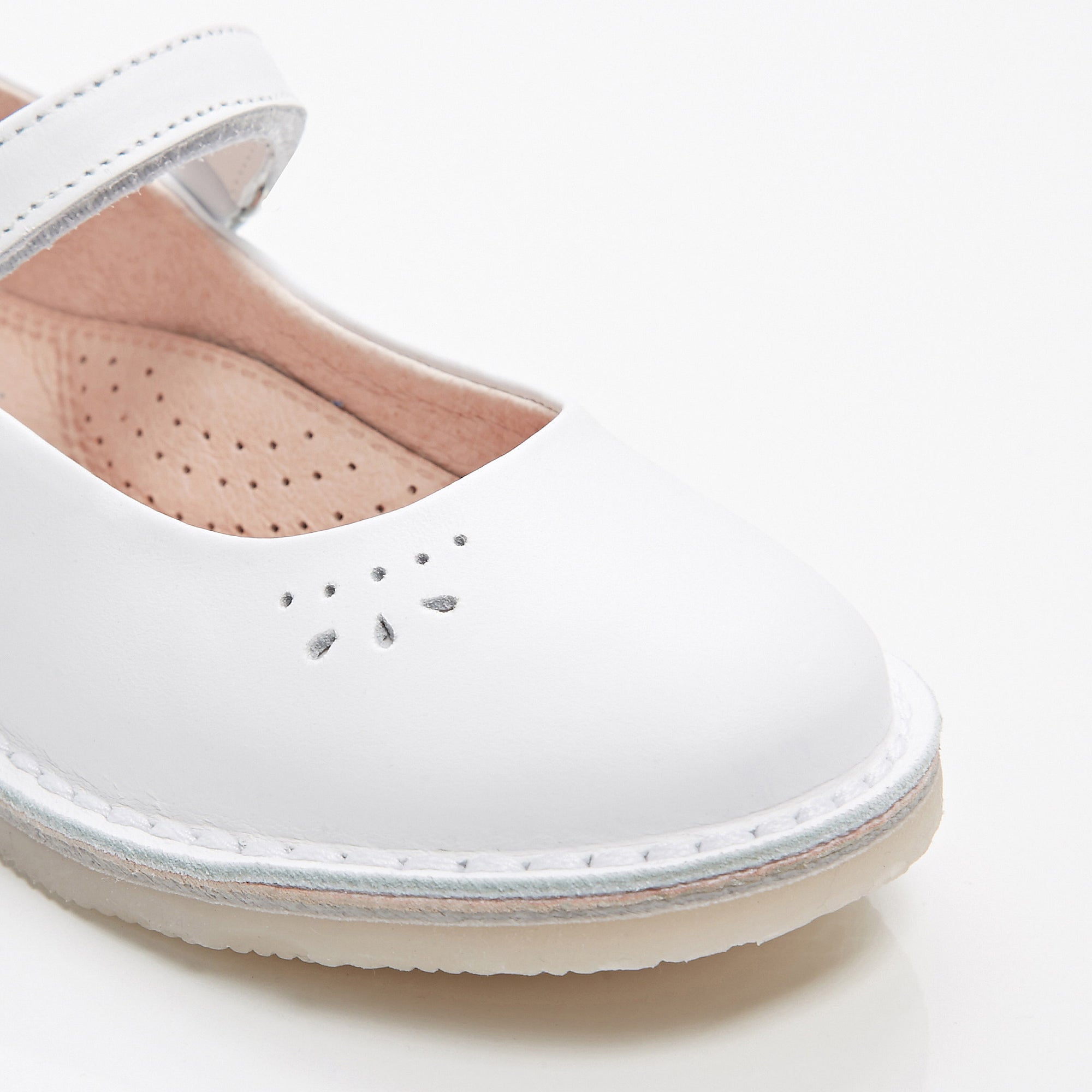 0 QTY / BLANC JACADI CHAUSSURES CUIR BERTHE