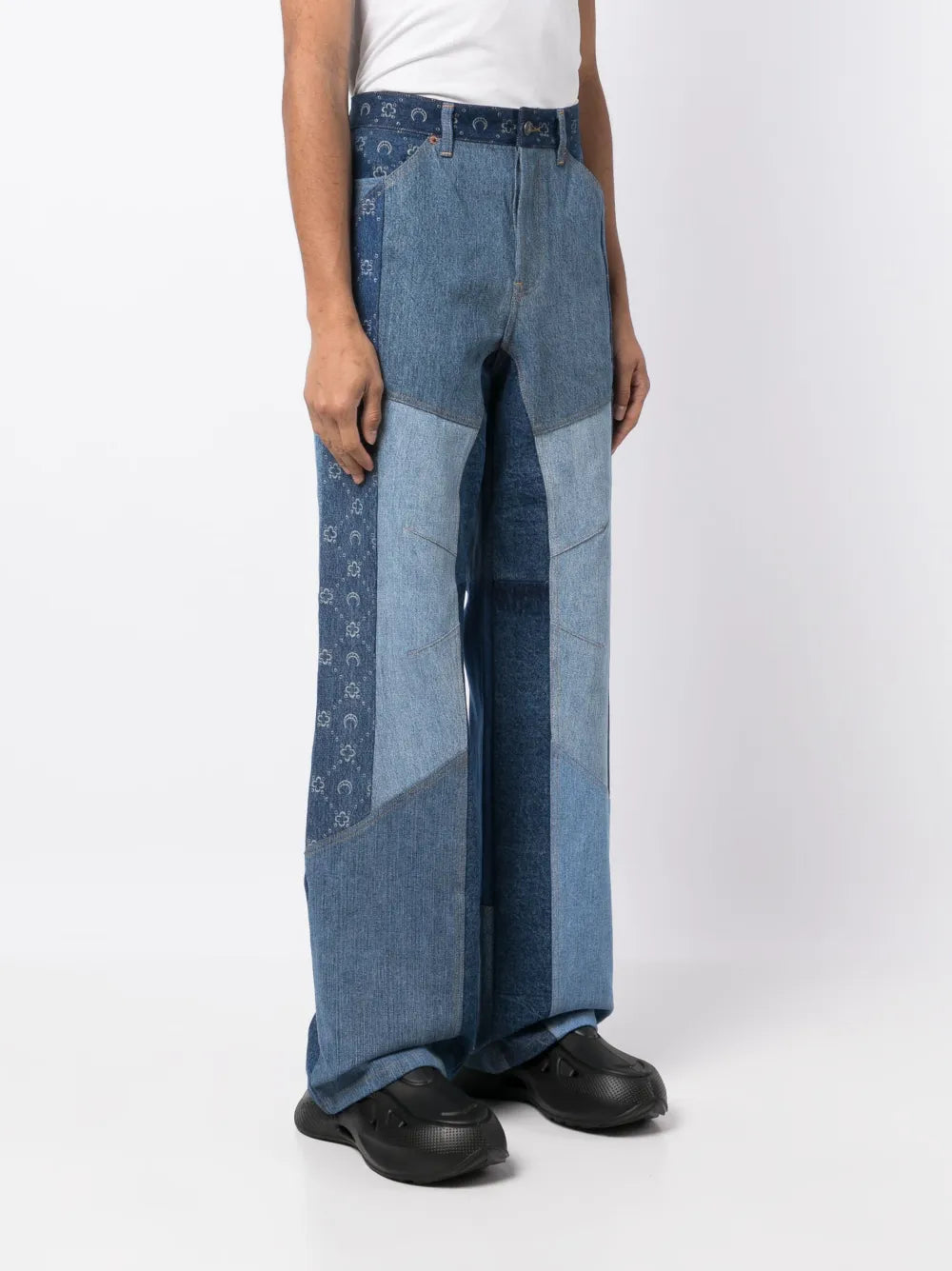 PRIX MARQUE : 320€_Medium Dark Blue Moono Pantalon - Medium Dark Blue Moono