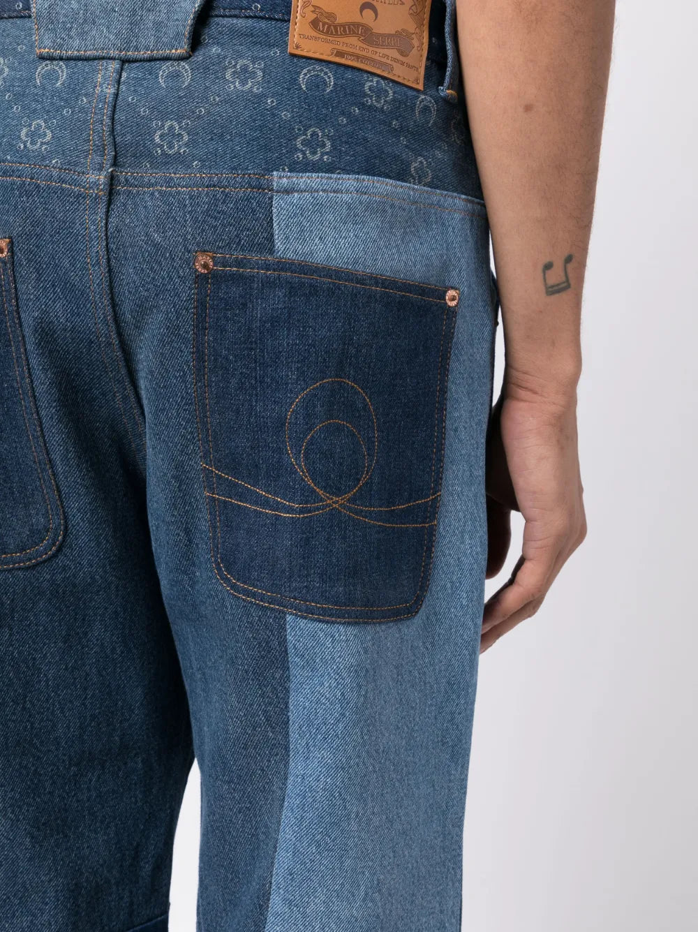 PRIX MARQUE : 320€_Medium Dark Blue Moono Pantalon - Medium Dark Blue Moono