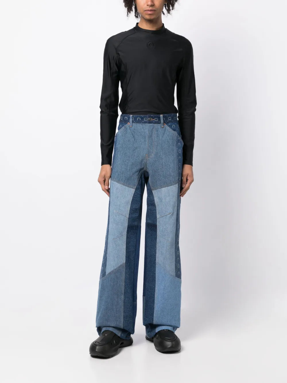 PRIX MARQUE : 320€_Medium Dark Blue Moono Pantalon - Medium Dark Blue Moono