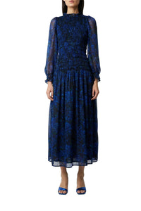 Robe longue Love Muse en soie - Nuit