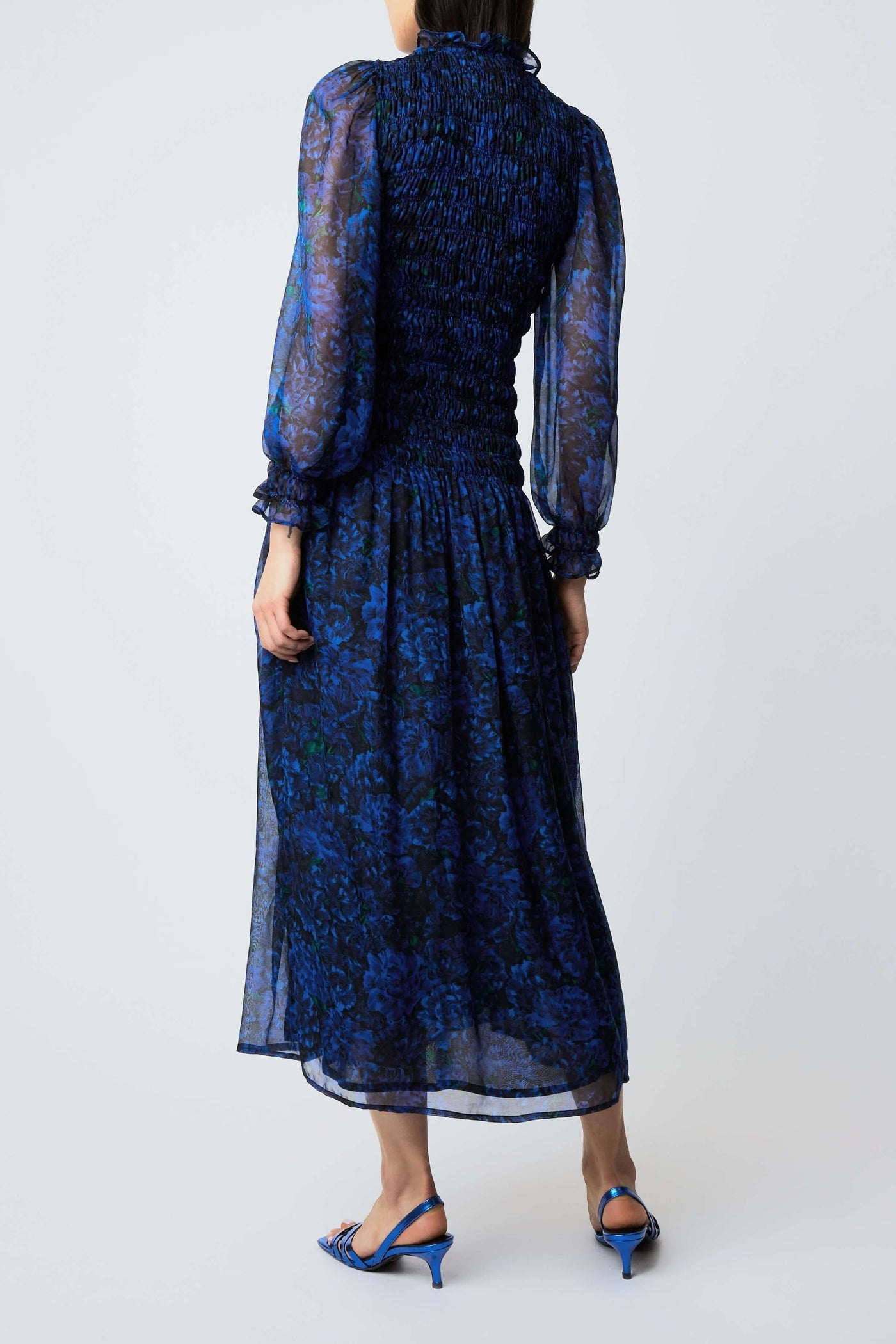 Robe longue Love Muse en soie - Nuit