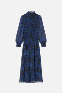 Robe longue Love Muse en soie - Nuit