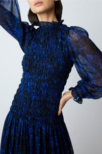 Robe longue Love Muse en soie - Nuit