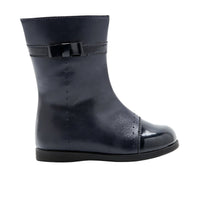 1 QTY / MARINE JACADI CHAUSSURES CUIR LITCHI