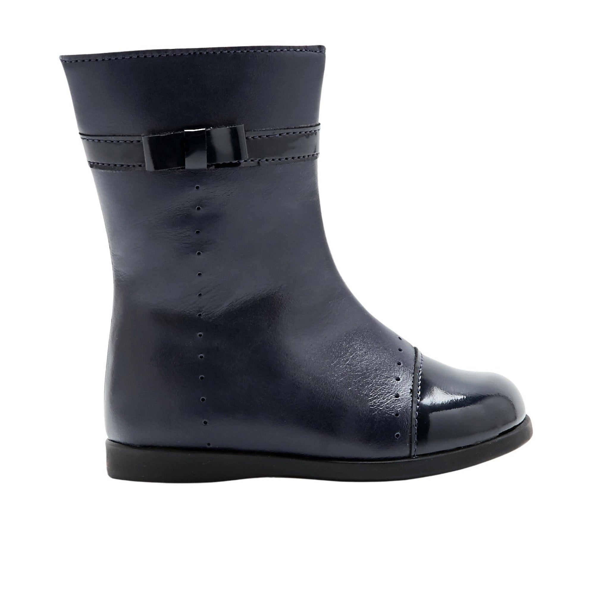 1 QTY / MARINE JACADI CHAUSSURES CUIR LITCHI