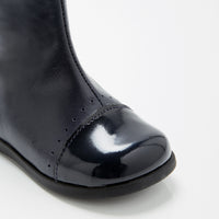 1 QTY / MARINE JACADI CHAUSSURES CUIR LITCHI