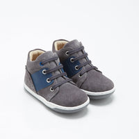 2 QTY / GRIS  CHAUSSURES CUIR LORENZO