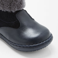 2 QTY / MARINE JACADI CHAUSSURES CUIR LIEVRE