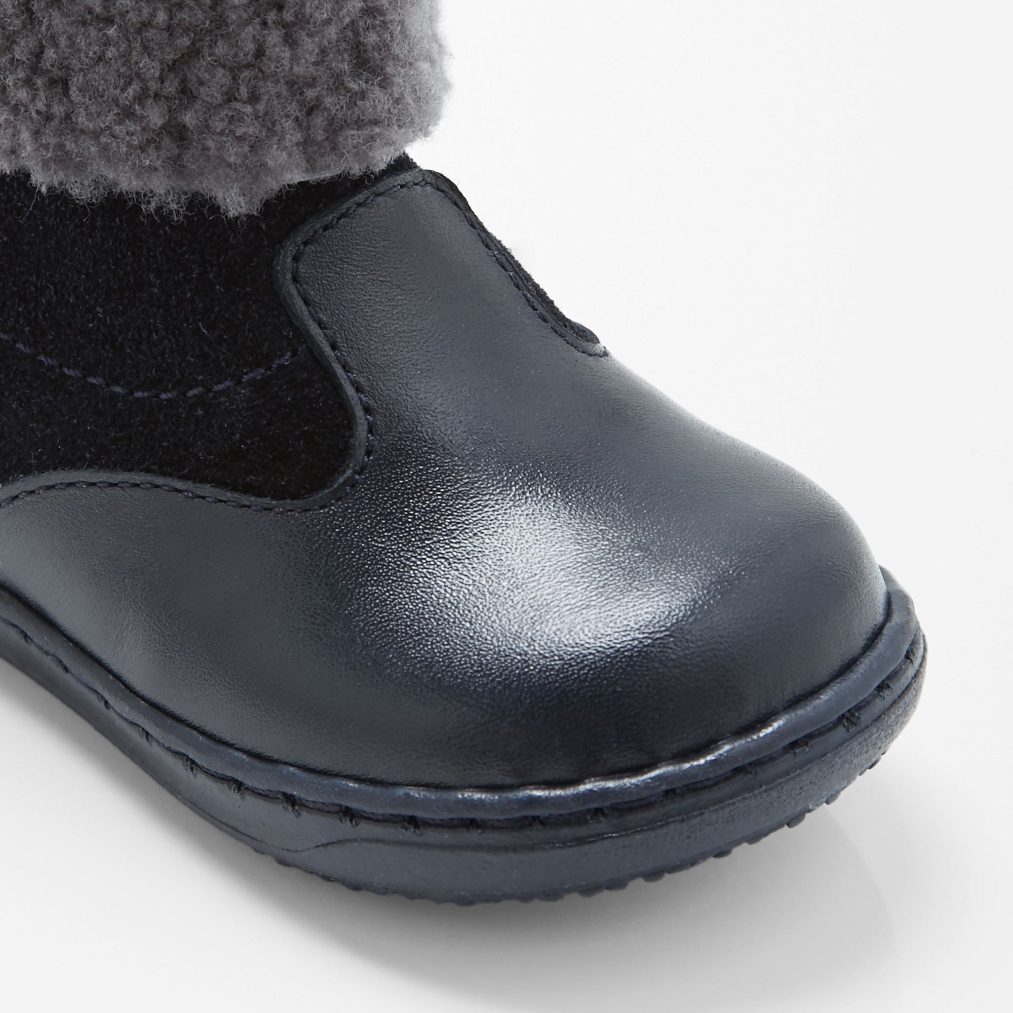 2 QTY / MARINE JACADI CHAUSSURES CUIR LIEVRE