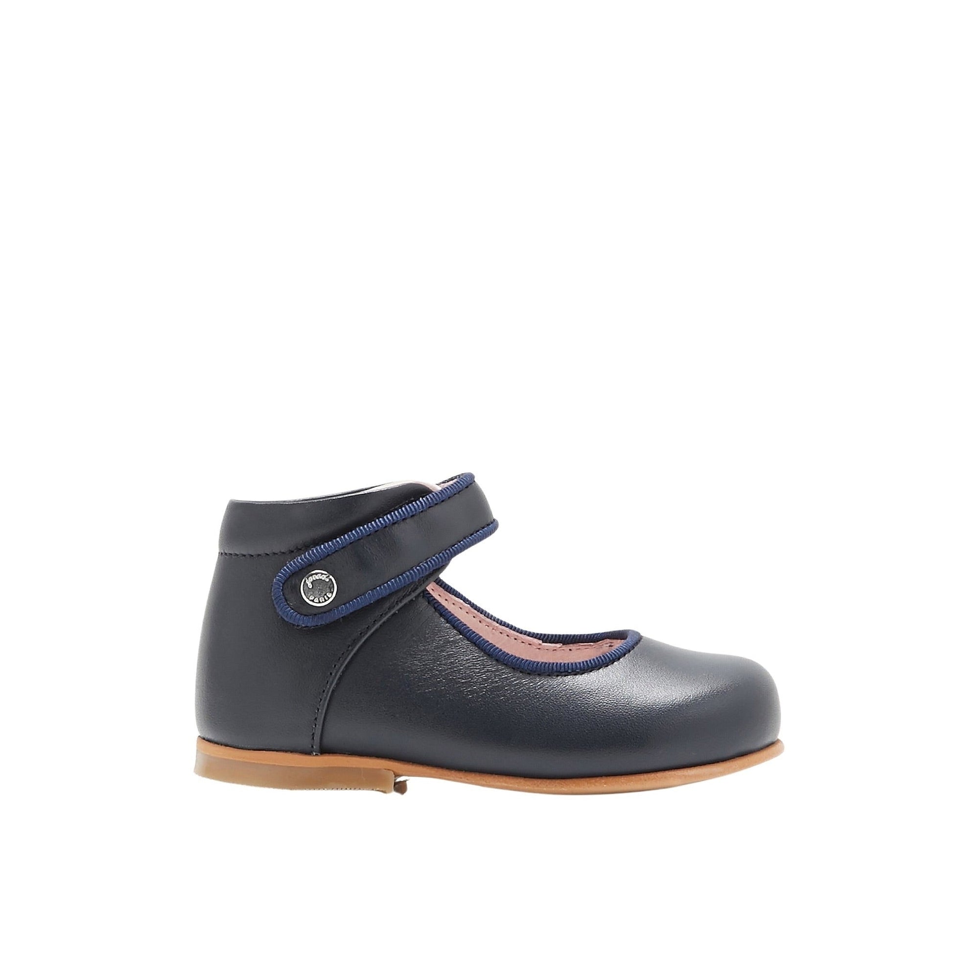 0 QTY / MARINE JACADI CHAUSSURES CUIR BANELLE