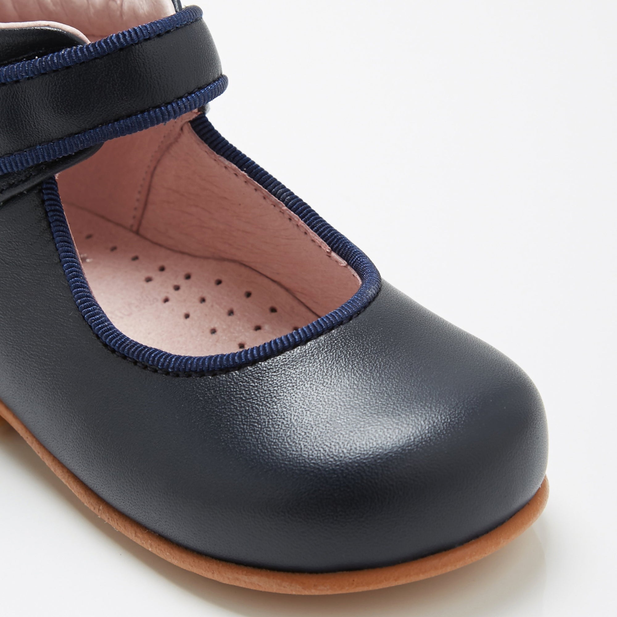 0 QTY / MARINE JACADI CHAUSSURES CUIR BANELLE