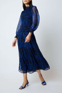 Robe longue Love Muse en soie - Nuit