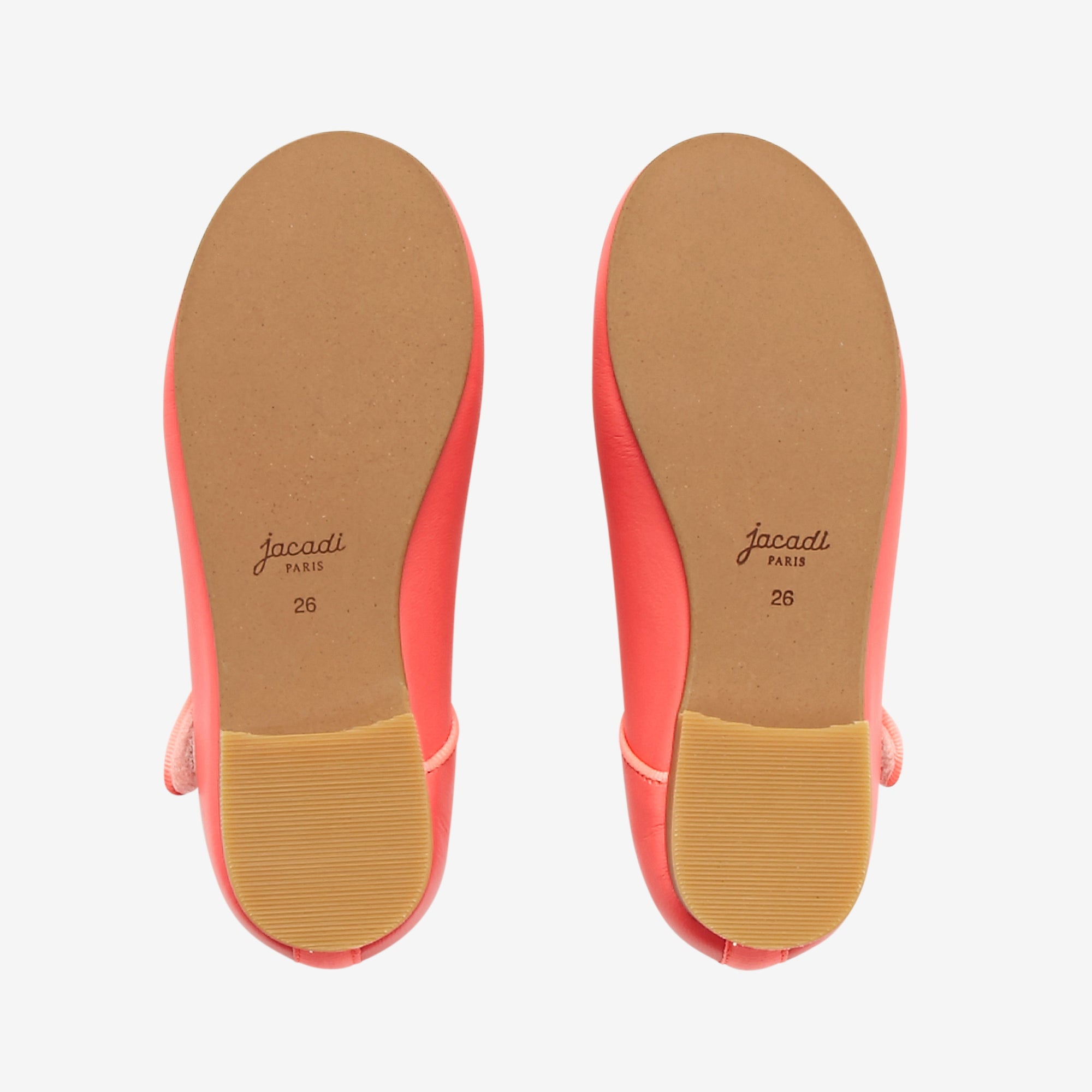 1 QTY / ROSE JACADI CHAUSSURES CUIR DANELLE CUIR