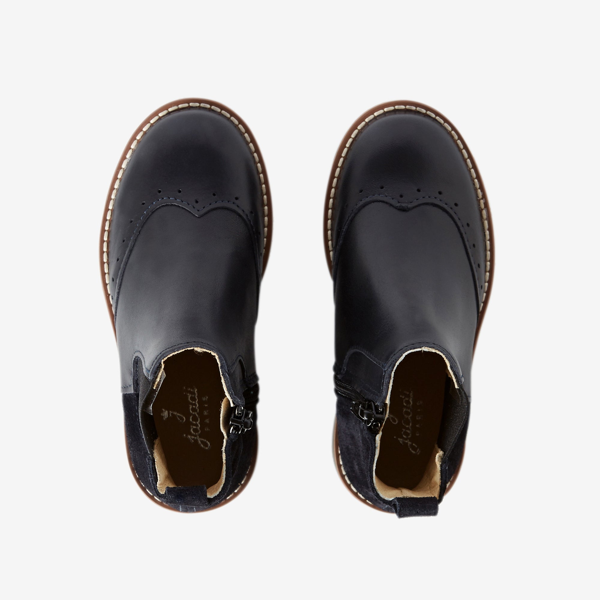 1 QTY / MARINE JACADI CHAUSSURES CUIR LARRY