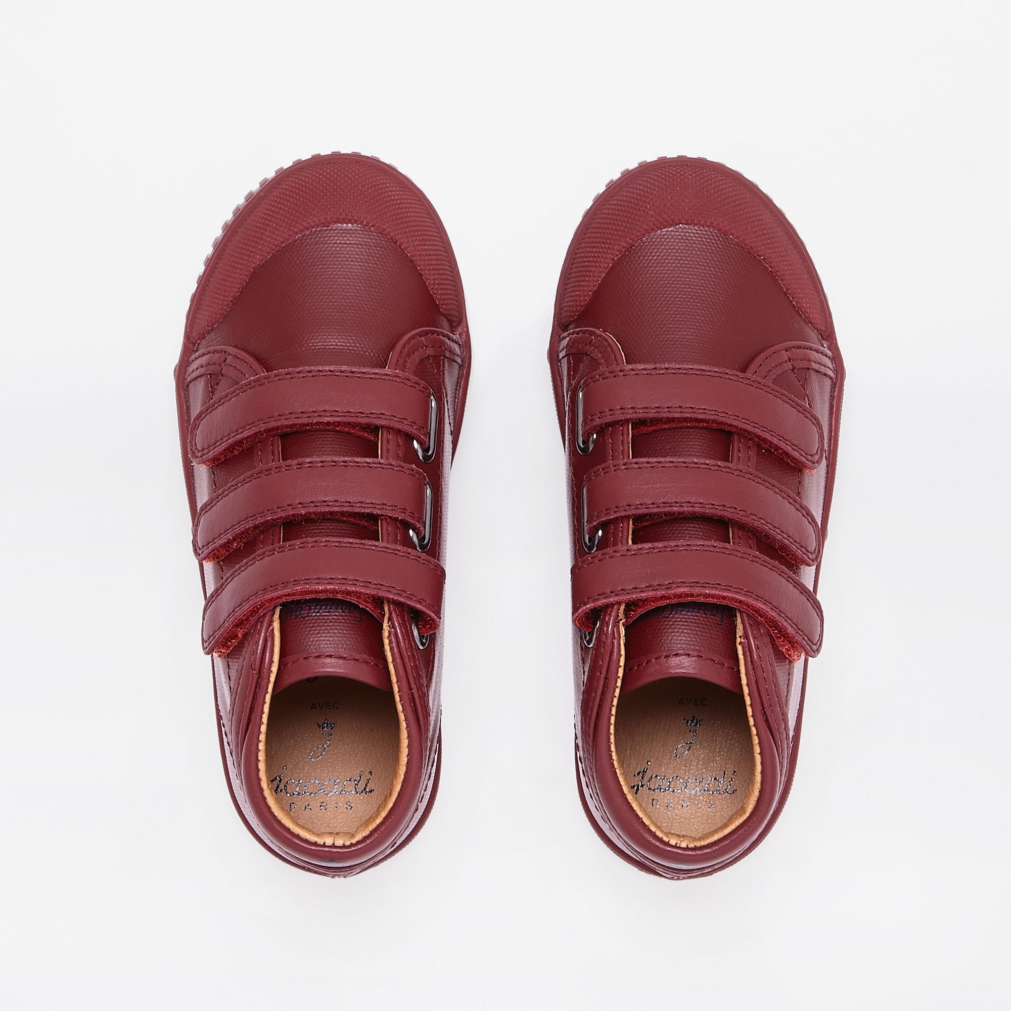 5 QTY / BORDEAUX CHAUSSURES CUIR LOOK