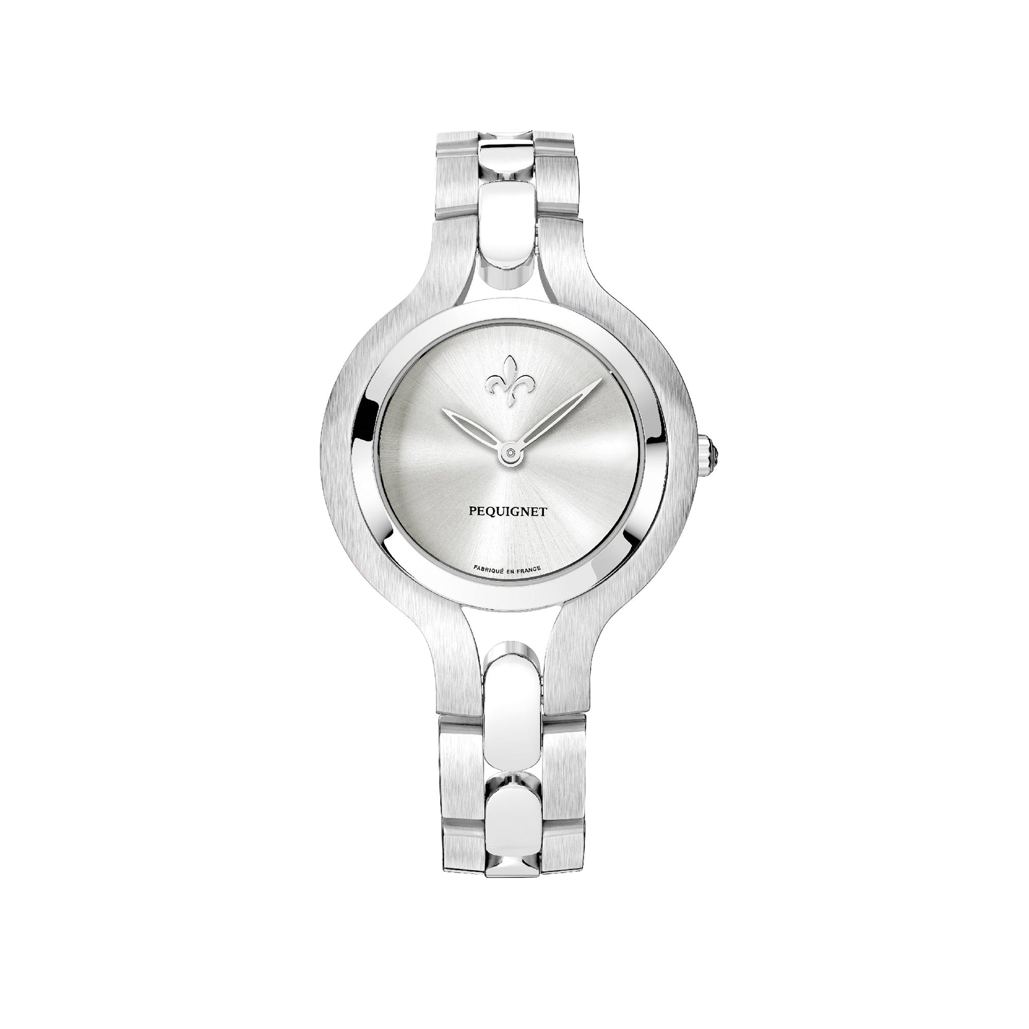 Montre Trocadéro en acier 32 mm - Argent soleillé