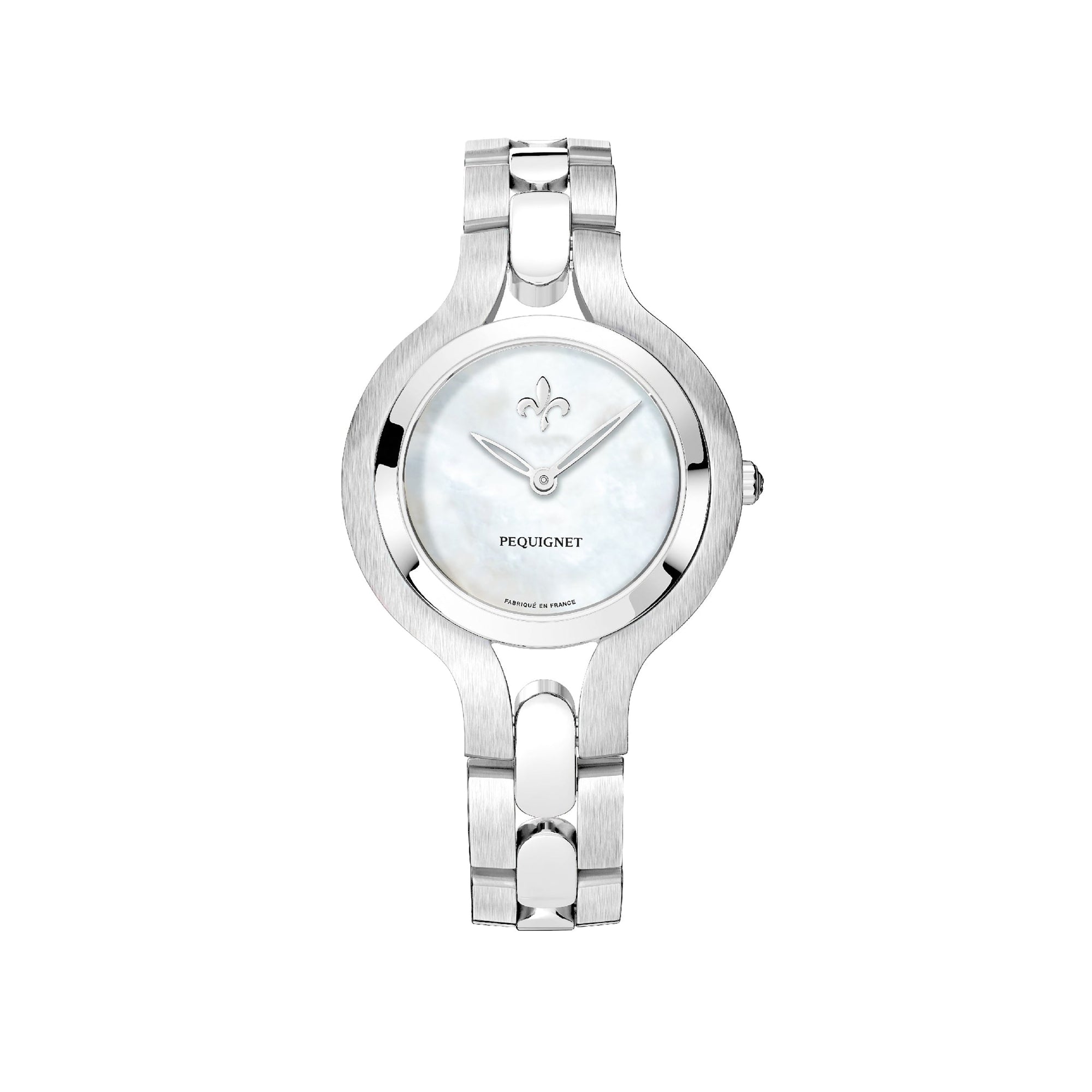 Montre Trocadéro en acier 32 mm - Nacre