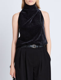 Mila sleeveless blouse - Black