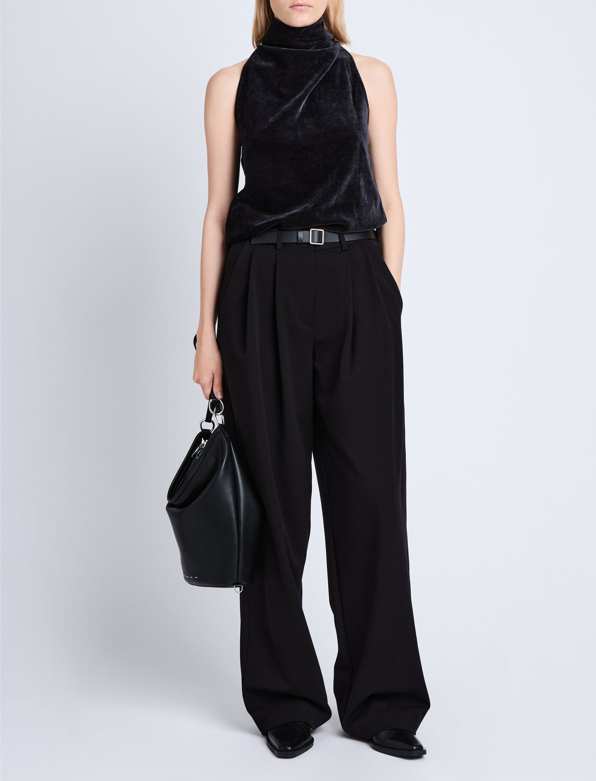 Mila sleeveless blouse - Black