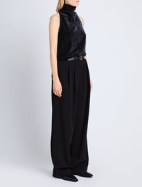 Mila sleeveless blouse - Black