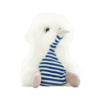 0 QTY / MARINE/BLANC PUERICULTURE JOUETS PELUCHE PM COIN COIN MARIN