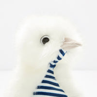 0 QTY / MARINE/BLANC PUERICULTURE JOUETS PELUCHE PM COIN COIN MARIN