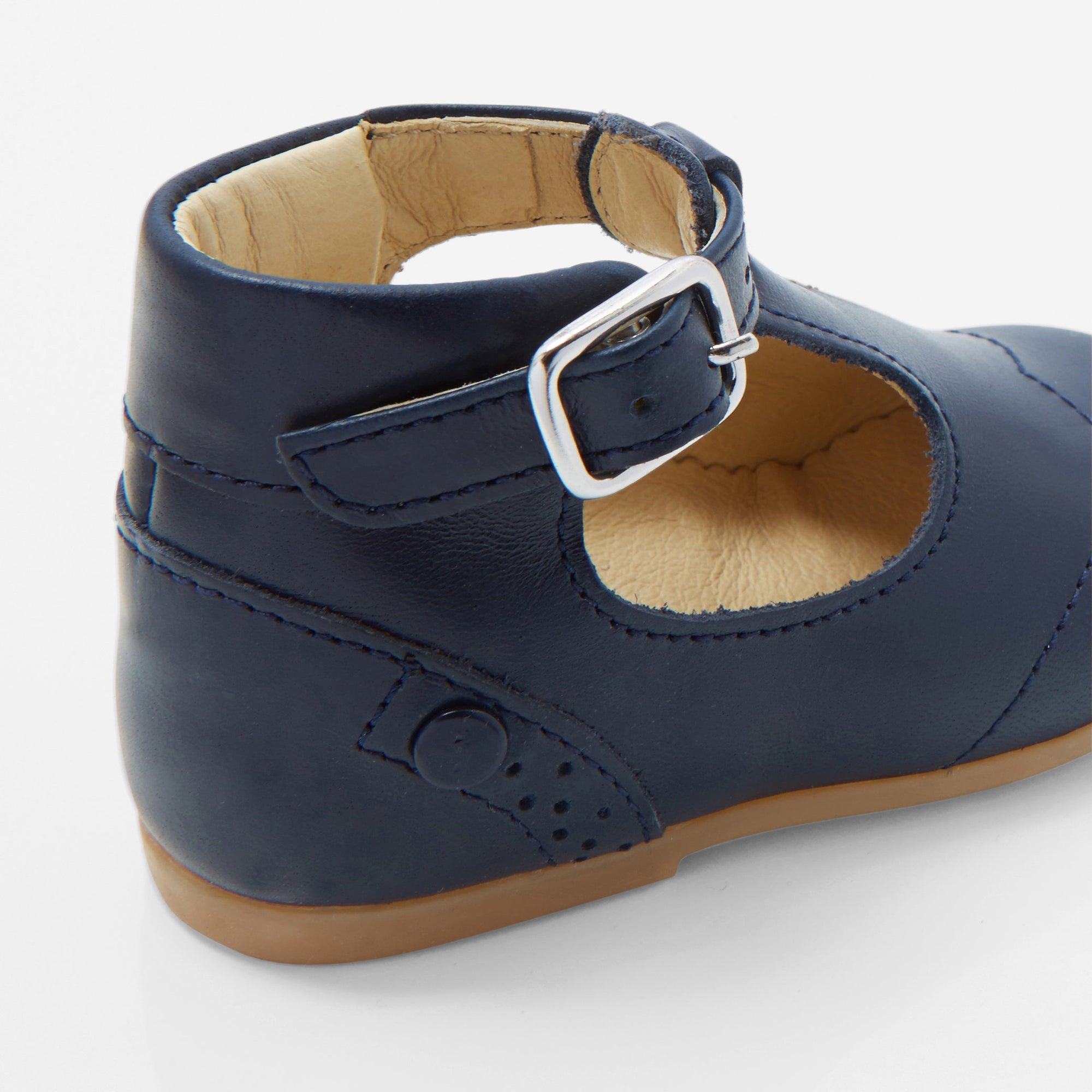 3 QTY / MARINE JACADI CHAUSSURES CUIR SULLIVAN